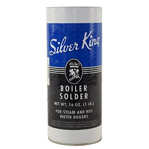 Silver King SKBS 16 OZ (1 LB) Soudure de Chaudière pour Chaudières à Vapeur et à Eau Chaude