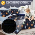 thumbnail image 2 of Juego de edredón Kaleido Space, ropa de cama completa, 7 piezas, brillo oscuro, 2 of 8