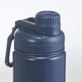 thumbnail image 3 of Mainstays Back to College 24 oz Double Wall Stainless Steel Chugger Bottle, Navy, 3 of 7