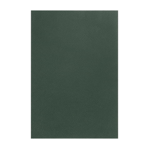 Uxcell Full Grain Leather Sheet 11.8" x 7.8" Natural Cow Leather Pieces Leather Fabric for DIY Craft Furniture Office Belts Book Covers, Dark Green
