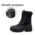 thumbnail image 3 of Yunkctuk Men's Winter Boots, Mens Warm Non-slip Hiking Boots, Outdoor Snow boots for Men, Mens Lightweight Tall Boots with Warm Fur Liner., 3 of 8