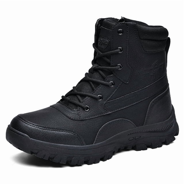 Botas tácticas militares de trabajo para hombre, con cremallera lateral, ligeras, de combate, para exteriores, duraderas y de desierto