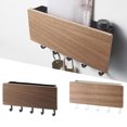 thumbnail image 2 of Cheers Home Office Decorative Wall Shelf Key Hooks Hanging Storage Holder Organizer, 2 of 6