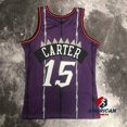thumbnail image 3 of Hombres Camiseta 2023NBA Toronto Raptors Vince Carter Purple 1998-99 Hardwood Classics Camisa De Baloncesto Jersey, 3 of 4
