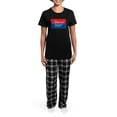 thumbnail image 4 of CafePress - America First Pajamas - Women's Short Sleeve Print T-Shirt and Pants Dark Cotton Pajama Set, 4 of 7