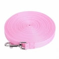 thumbnail image 1 of Heavy Duty Braided Nylon Dog Long Leash for Recall Training Walking-pink-20', 1 of 9
