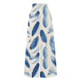 thumbnail image 5 of Swanpen Women's Summer Print Wide Leg Palazzo Pants Elastic Drawstring Waist Flowy Loose Fit Casual Long Trousers with Side Pockets, 5 of 5