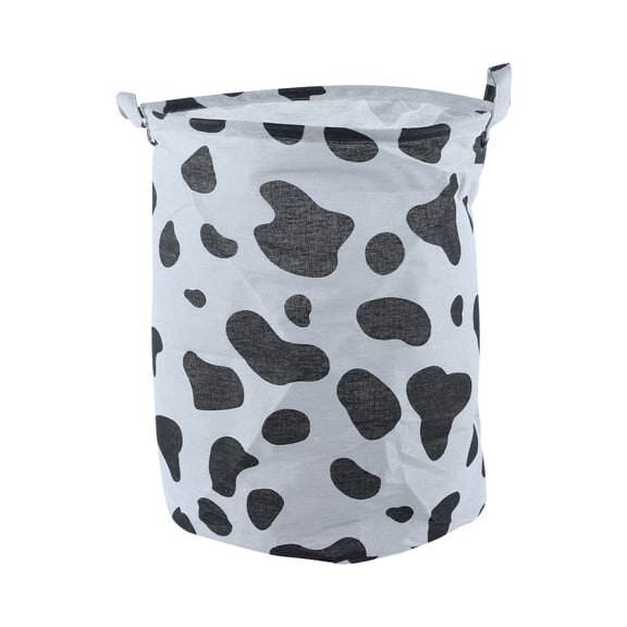 Portable Laundry Hamper Dirty Clothes Storage Basket Dirty Clothes Storage Organizer Folding Dotted Laundry Basket