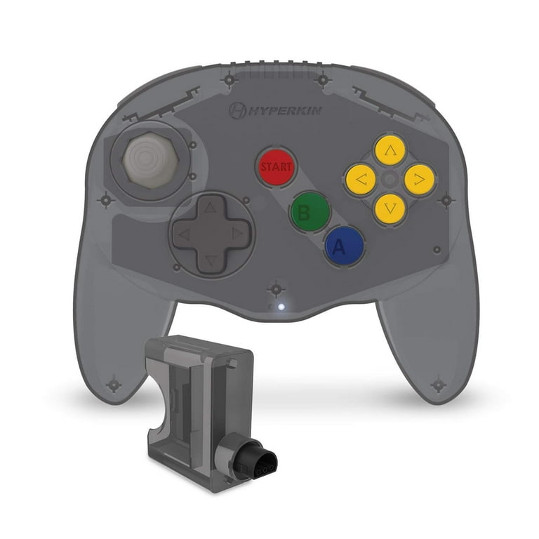 Admiral Premium BT Controller for N64 Ninte ndo Swi tch Nin tendo Sw itch Lite PC Mac Android Space Black Hyperkin Walmart