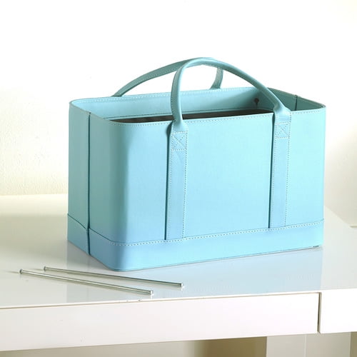 Blue Chic Portable File Folder Organizer Document Storage Bag Fashion