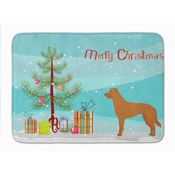 Lurcher #2 Christmas Tree Machine Washable Memory Foam Mat