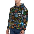 thumbnail image 3 of Naloa Happy Father Day Men's Casual Hooded Collar Drawstring Hoodies Pullover Sweatshirts Casual Long Sleeve Shirts-3X-Large, 3 of 7