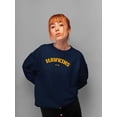 thumbnail image 2 of Hawkins 1983 Golden Yellow Sweatshirt Women -Smartprints Designs, Female Small, 2 of 4