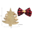 thumbnail image 2 of Christmas Metal Tree Tapkin Ring Gold - Ensemble De 6, 2 of 3