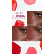 Revolution Jelly Blush Stick, Sheer Finish, Long-Lasting, Buildable Color, Strawberry Pink