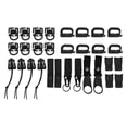 thumbnail image 2 of Molle Attachments Buckle Water Bottle Buckle Accessories Carabiner Elephant Hanging Buckle 30 Pcs Backpack Outdoor Nylon Outside Rucksack Leather Buckle Bagpack  Nylon Buckle, 2 of 7