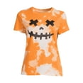 thumbnail image 2 of Tie-Dye Women's Juniors Graphic Tee with Short Sleeves, Sizes XS-XXXL, 2 of 5