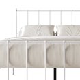 thumbnail image 4 of Castle Place Metal Platform Bed, Twin Size, White, Classic, 4 of 7