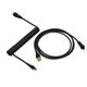thumbnail image 1 of Cable Viatura Enrollable 1.8m Tipo C Revestimiento Oro A USB para Teclado, 1 of 8