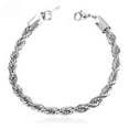thumbnail image 2 of Men's Retro Titanium Steel Twist Bracelet, 2 of 2