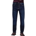 thumbnail image 1 of Mens Denim Jeans Straight Fit Boot Cut Jeans, 1 of 5