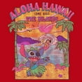 thumbnail image 2 of Mens Lilo & Stitch Aloha Hawaii Come Visit the Islands Lightweight Hoodie, 2 of 4