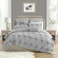 thumbnail image 2 of Swift Home Floral Pintuck 2-Piece Twin/Twin XL Duvet Cover Set in Indigo, 2 of 5