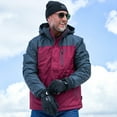 thumbnail image 4 of Free Country Men's Arvon Mid Weight Jacket Wine L, 4 of 5