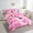 Deeppink, variant on Erosebridal Butterfly Flower Bedding Sets Twin Size,Music Theme Comforter Sets with Sheets,Pink Lips Bed in a Bag Twin size,Super Cozy Melody Room Decor,Reversible,7pcs
