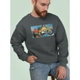 thumbnail image 2 of Image Conscious Military Ride Motorcycle Sweatshirt Mens -Porter Hastings Designs, Male x-Large, 2 of 4