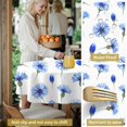 thumbnail image 5 of Pioneer Flower Floral Print Pattern Round Tablecloth 60 X 60 Inch, Wrinkle Resistant Wipeable Table Cloth for Kitchen Dining Picnic Patio Party, 5 of 6