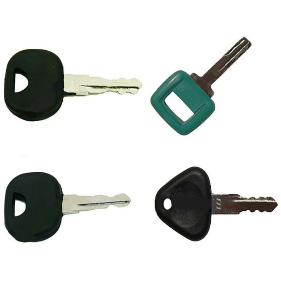 4 Piece Heavy Equipment Key Set Fits John Deere Replaces RE183935