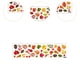 thumbnail image 2 of Pegatina de pared de frutas y hojas, papel tapiz transparente, calcomanía de pared de fruta, murales de pared para ventana de baño, decoración para, 2 of 5
