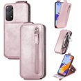 thumbnail image 2 of Zipper Wallet Case for Xiaomi Redmi Note 11 Pro with Card Holder Slot, PU Leather Adjustable Kickstand Flip Handbag Phone Cover for Xiaomi Redmi Note 11 Pro/Redmi Note 11E Pro SDLL Rose Gold, 2 of 7