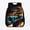 American Flag Tractor Print, variant on Chririnla Red Tractor Print Toddler Backpack for Kids, Polyester 2 Front Pockets Toddler Preschool Polyester Backpack for Travel Daily