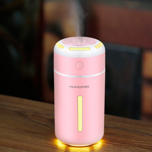 Xihbxyly Humidificador Usb, Medidor de Hidratación Portátil, Luz Nocturna Colorida, Funcionamiento Silencioso, Modo de Pulverización Grande, Uso En Oficina y Dormitorio, Capacidad Del Tanque de 230 M