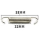 thumbnail image 5 of Gancho de resorte para tubo de escape de motocicleta, accesorio universal para motocicleta recto plateado de 58 mm, 5 of 6