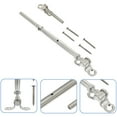 thumbnail image 7 of WRISTBIQUE Stainless Steel Toggle Turnbuckle Hardware Silver 1 Set 7.86X0.79X0.59in, 7 of 7
