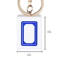 thumbnail image 2 of Mahjong “White” Key Chain, 2 of 5