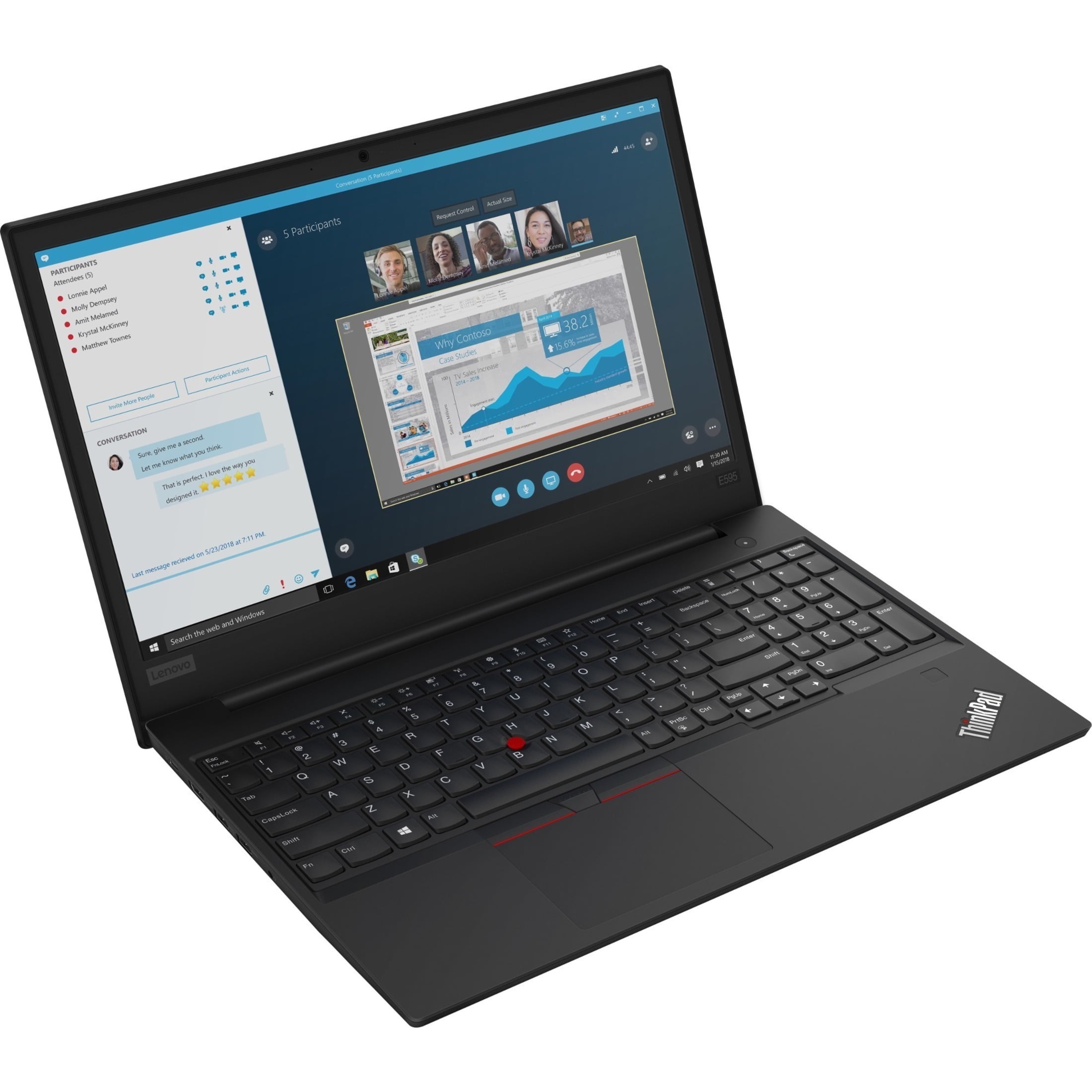 Lenovo ThinkPad 15.6" Full HD Laptop, AMD Ryzen 7 3700U, 8GB RAM, 256GB