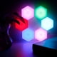thumbnail image 5 of Muyoka 6 uds. Hexágono panal luz Color carga DIY LED lámpara de pared USB alimentado RGB luz Muyoka Hogar, 5 of 7