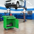 thumbnail image 4 of Tool Box, Seizeen Rolling Tool Chest, Stainless Steel Tool Box with Brake Wheels and 4 Drawers, Detachable Tool Cart, Green, 4 of 9