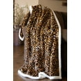 thumbnail image 7 of Leopard Print Sherpa Throw Blanket 54x68, 7 of 7