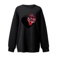 thumbnail image 2 of Gibobby Sudadera mujer Linda sudadera de manga larga para adolescentes y mujer(Negro,CH), 2 of 4