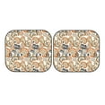thumbnail image 7 of Xecao Floral Paisley for Foldable Car Sun Shades (2-Pack) offer sun protection with an easy-fold design for convenient windshield shading., 7 of 7