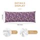 thumbnail image 3 of Balery Butterflies And Floral Funda Protectora para Almohada Corporal de Algodón Hipoalergénico con Cierre(55 x 21 pulgadas), Almohadas No Incluidas, 3 of 7