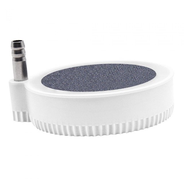 braveheart Disque de Pierre d'Air Diffuseur de Bulles pour Étangs Système Hydroponique 13CM Réservoir Poisson Cultivant Blanc 5CM