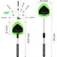 thumbnail image 3 of XINDELL Windshield Cleaner Tool – Car Interior Window Cleaning Kit with Extendable Handle & 4 Microfiber Pads, Auto Wiper Inside Windshield Brush for Car & Home Windows, 3 of 9