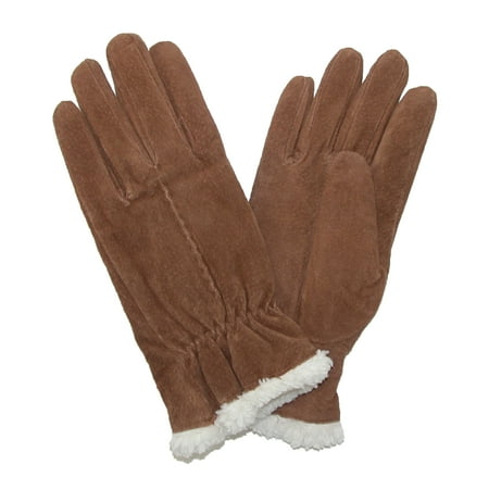 totes ISOTONER Size Xlarge Womens Suede with Sherpa Spill