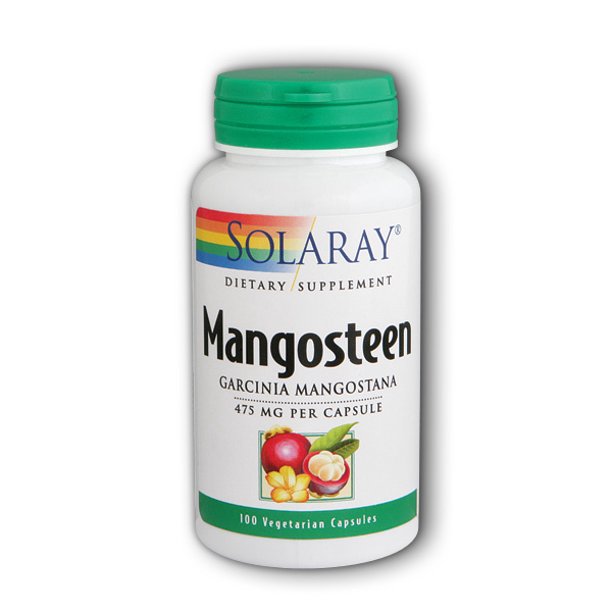 Solaray Mangosteen Whole Herb 475 mg Capsules, 100 Ct
